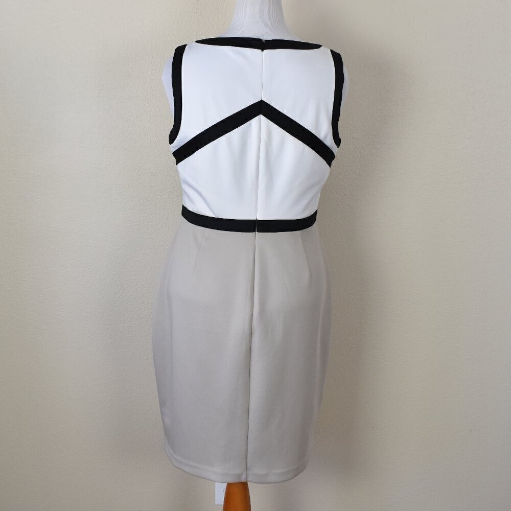 Calvin Klein Color Block Sheath Dress - 14 - Picture 8 of 10